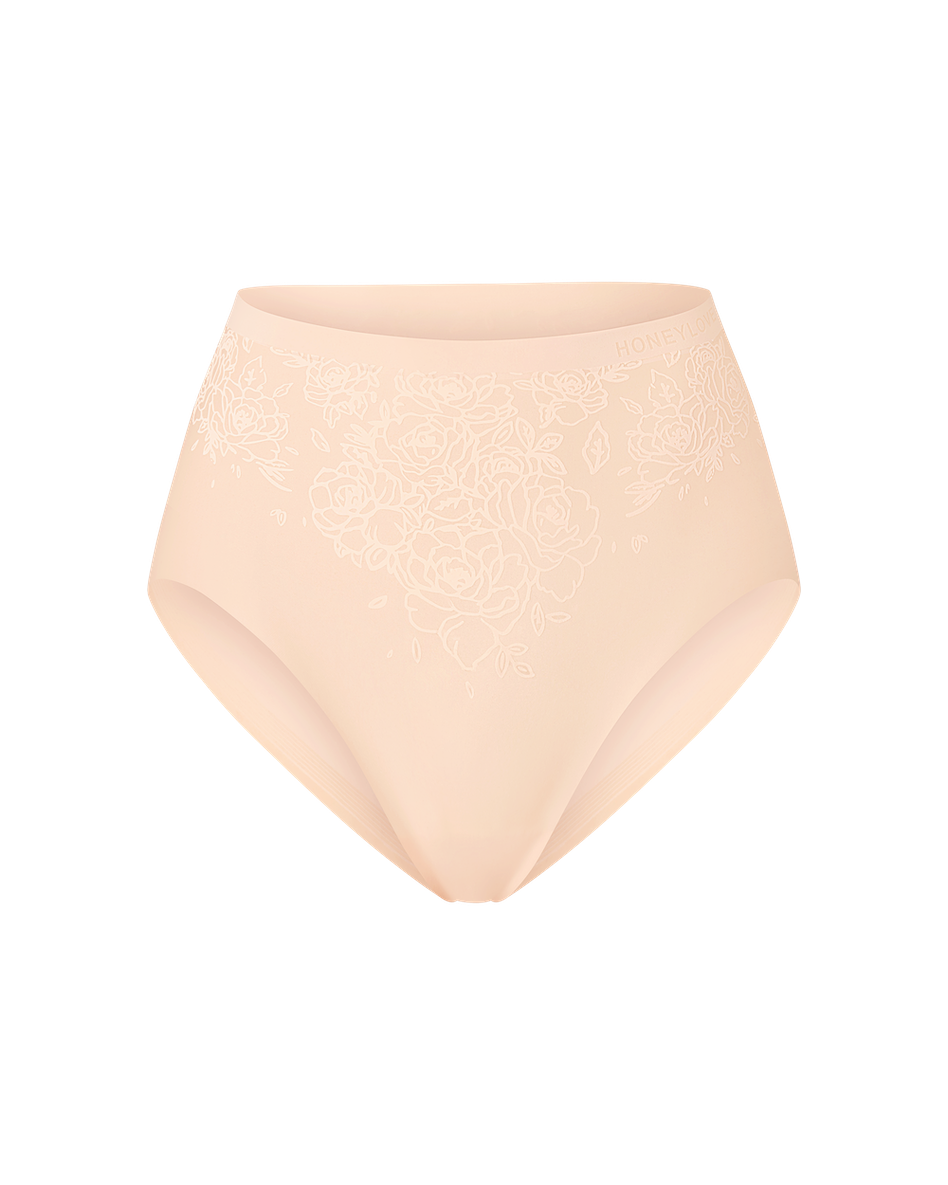 Elegant Silhouette Rose Underwear