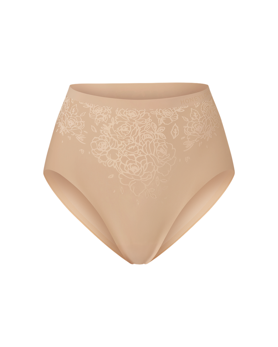 Elegant Silhouette Rose Underwear