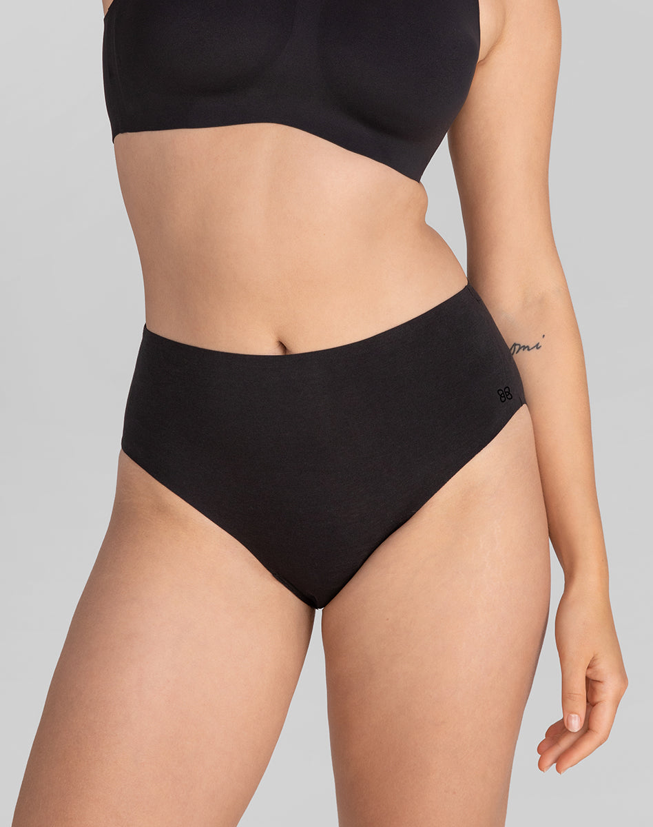 Luxurious SoftForm Cotton High-Rise Brief for Ultimate Comfort