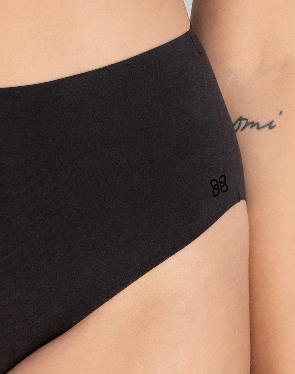 Luxurious SoftForm Cotton High-Rise Brief for Ultimate Comfort