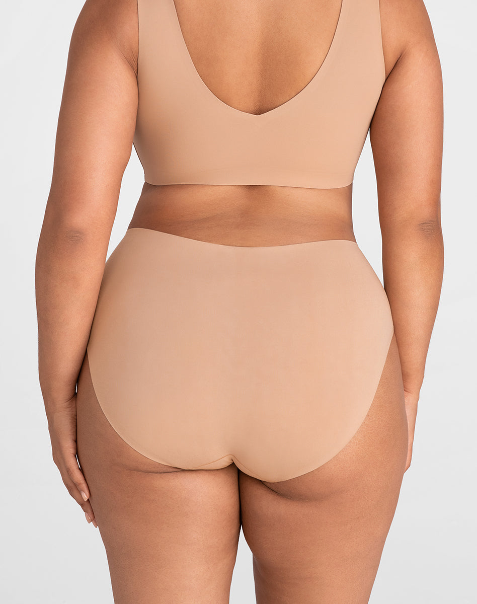 Luxurious SoftForm Cotton High-Rise Brief for Ultimate Comfort