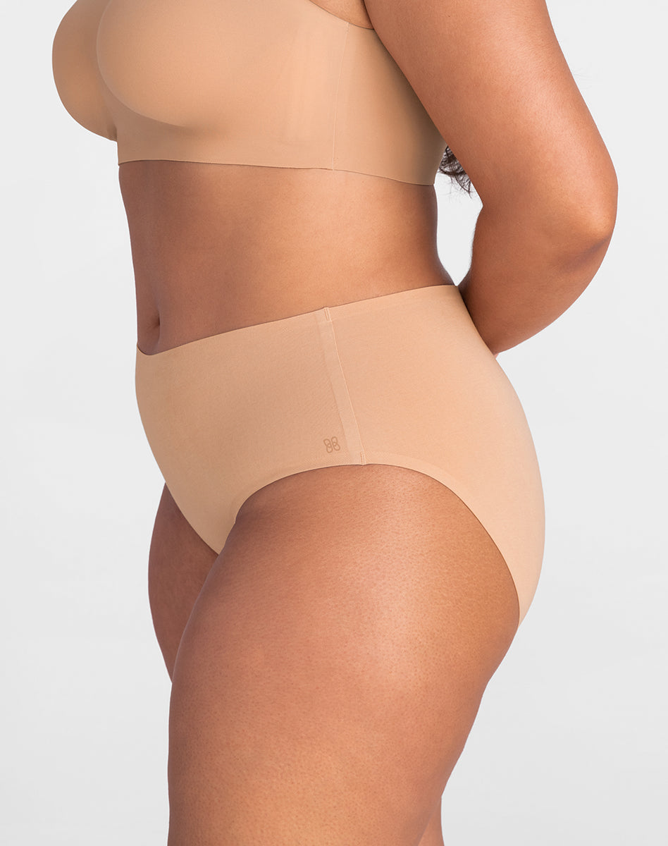 Luxurious SoftForm Cotton High-Rise Brief for Ultimate Comfort