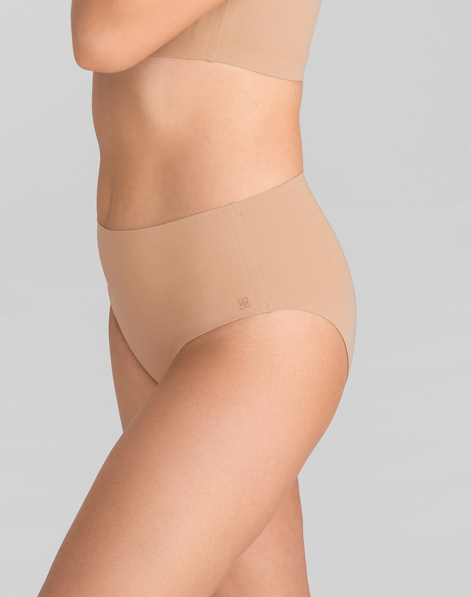 Luxurious SoftForm Cotton High-Rise Brief for Ultimate Comfort