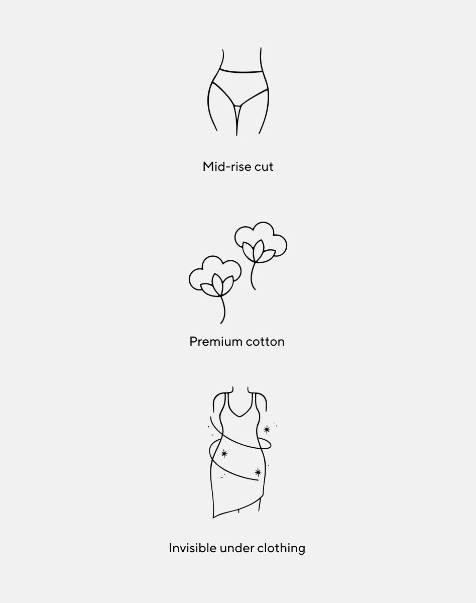 Luxurious SoftForm Cotton Mid-Rise Brief for Ultimate Comfort