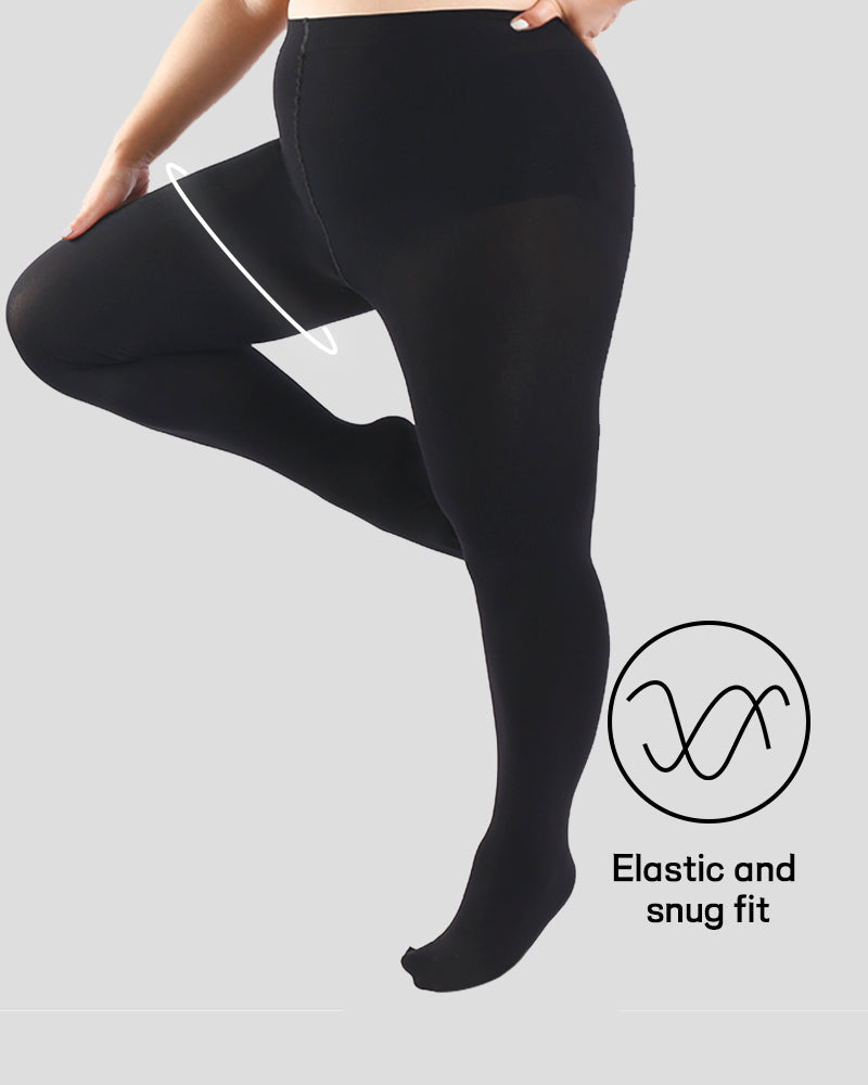 Curvy Confidence: High Waist Stretchy Black Leggings for Every Body