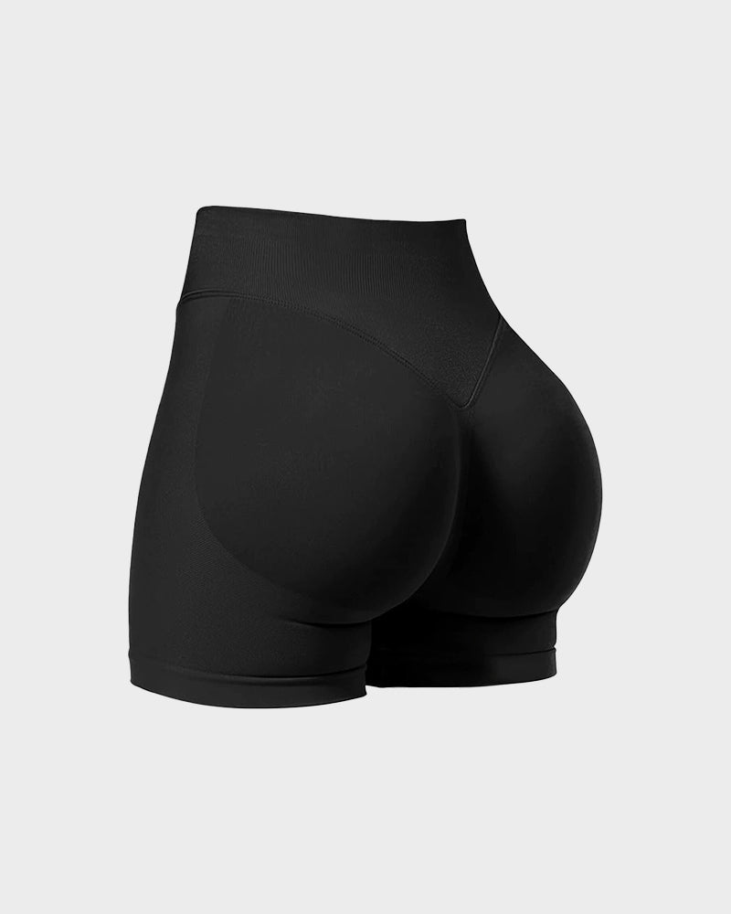 Sculpting High Waist Seamless Yoga Shorts for a Flattering Look