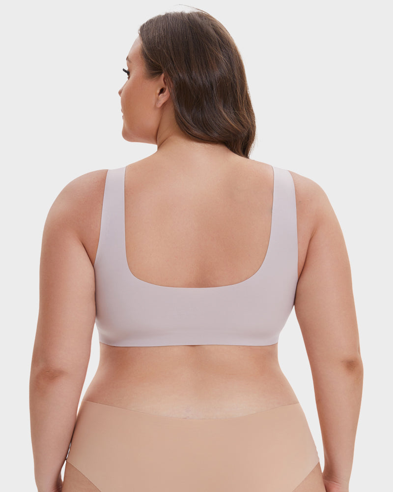 5D Shaping Wireless Bra with Lace Front Closure – Ultimate Comfort and Style