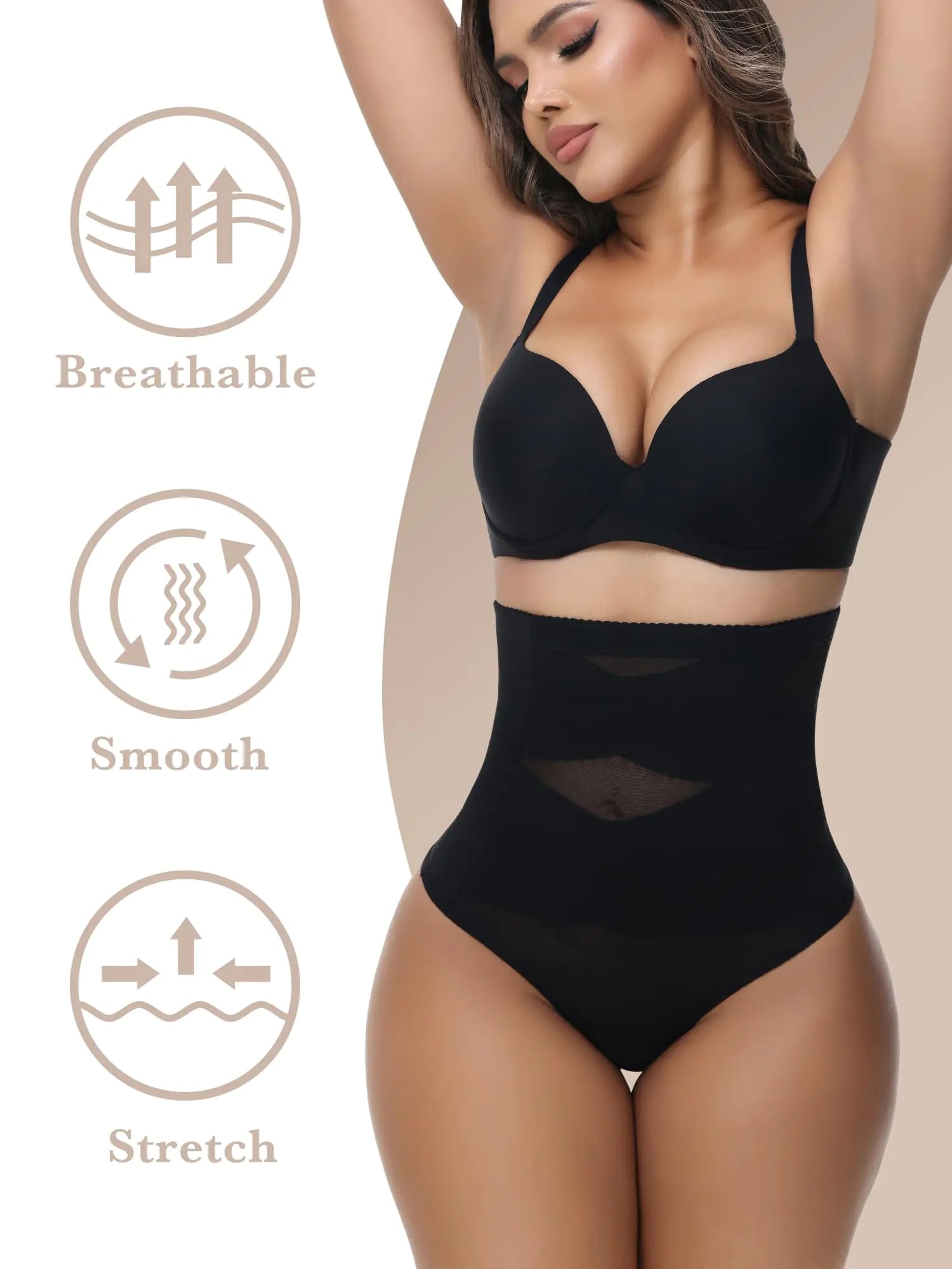 Sculpt & Shape Tummy Control Thong by SOFY