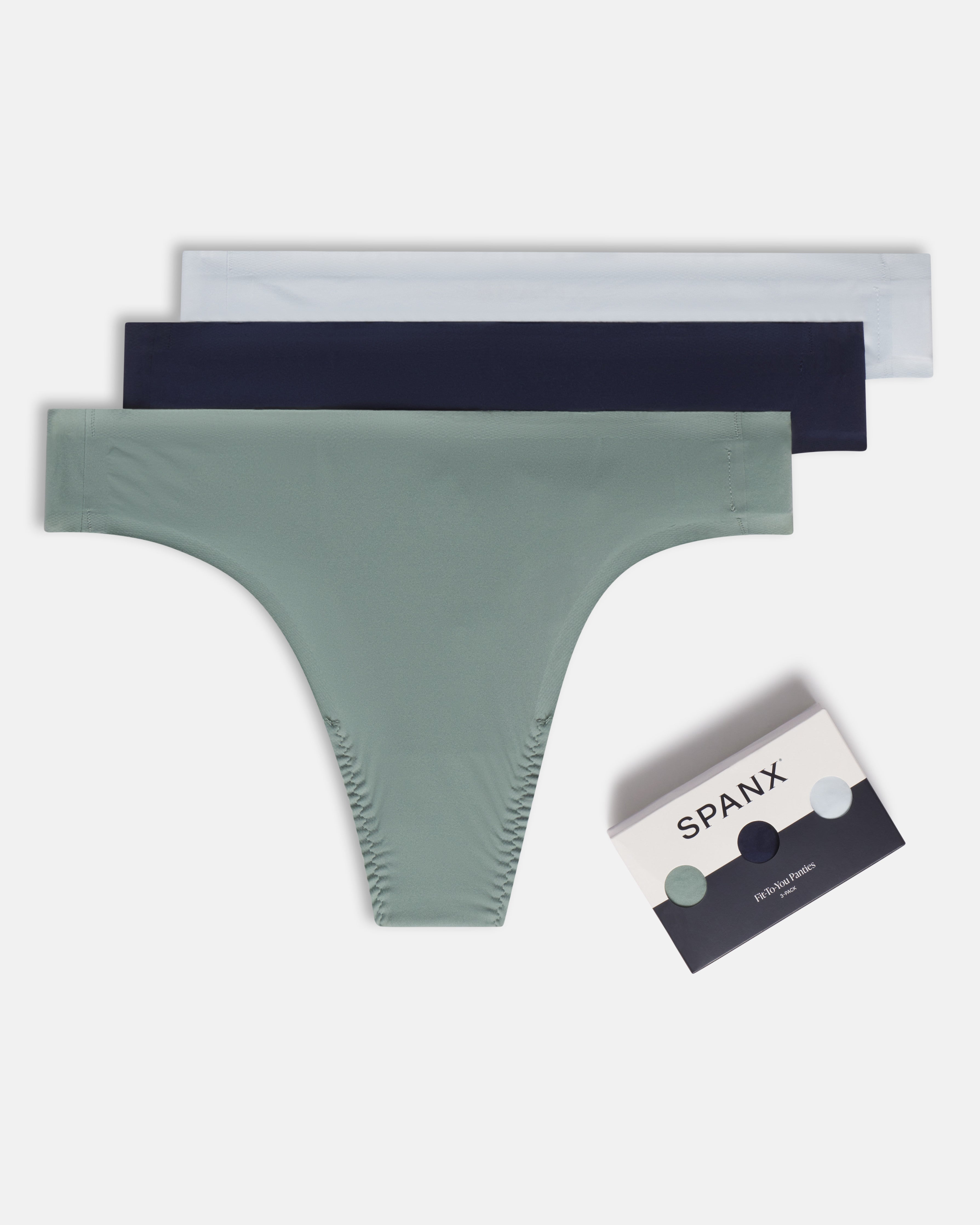 SPANXsmooth™ Custom Fit Thong Trio Box