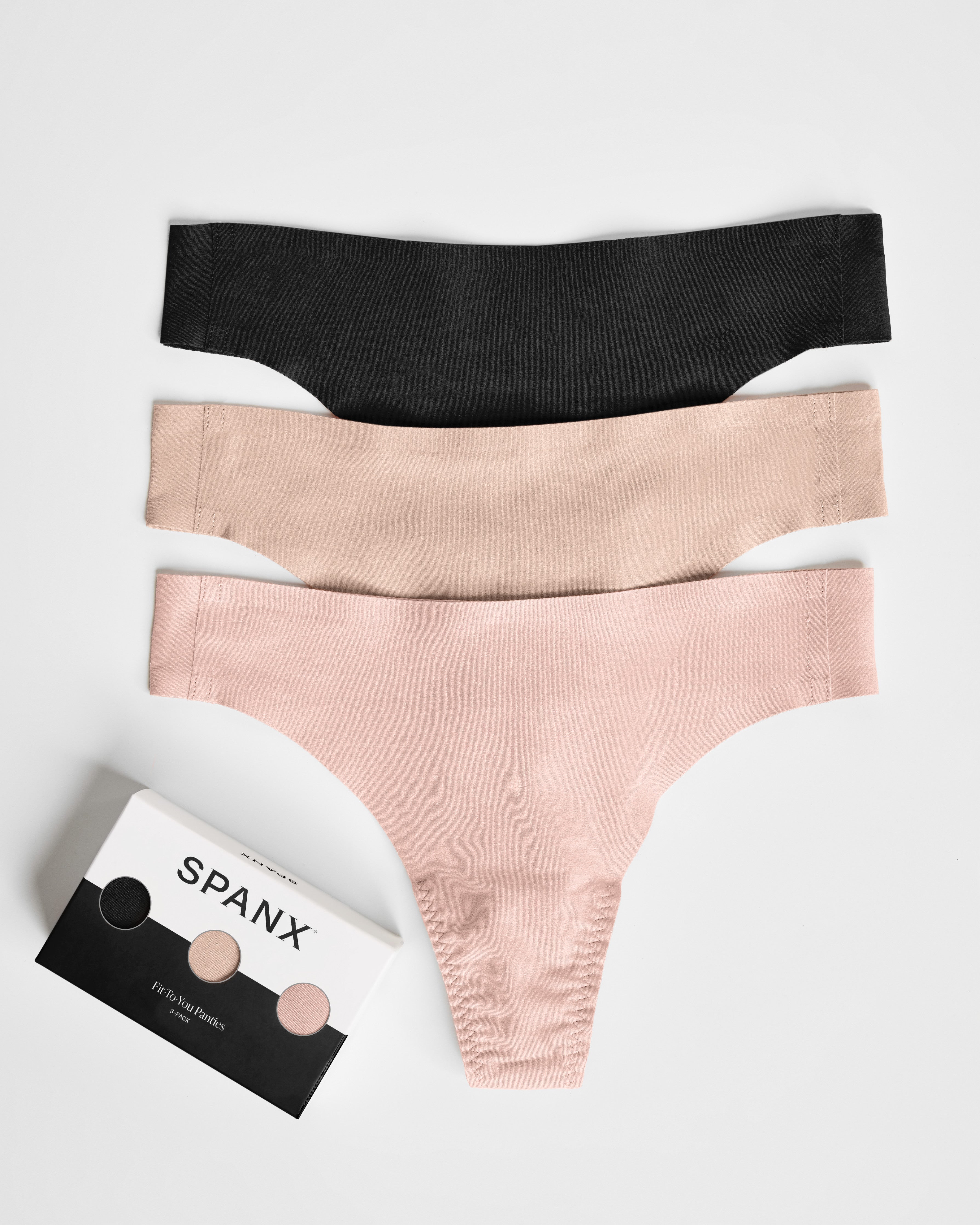 SPANXsmooth™ Custom Fit Thong Trio Box
