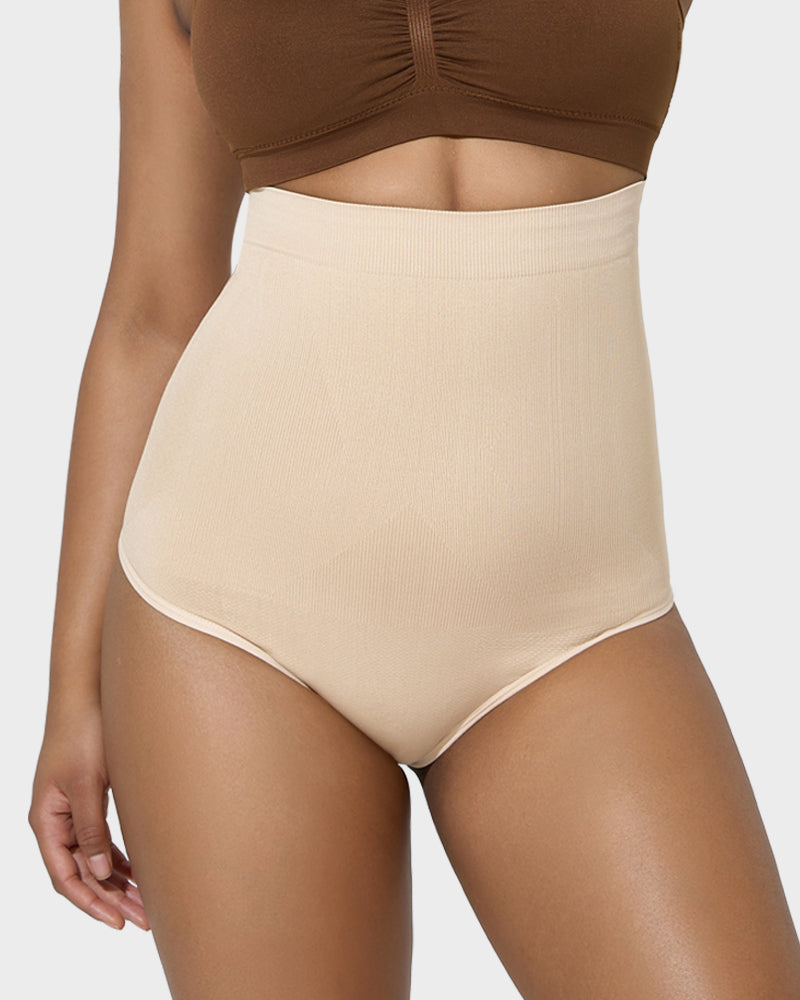 Sculpting High Waist Tummy Control Thong - Set of 2