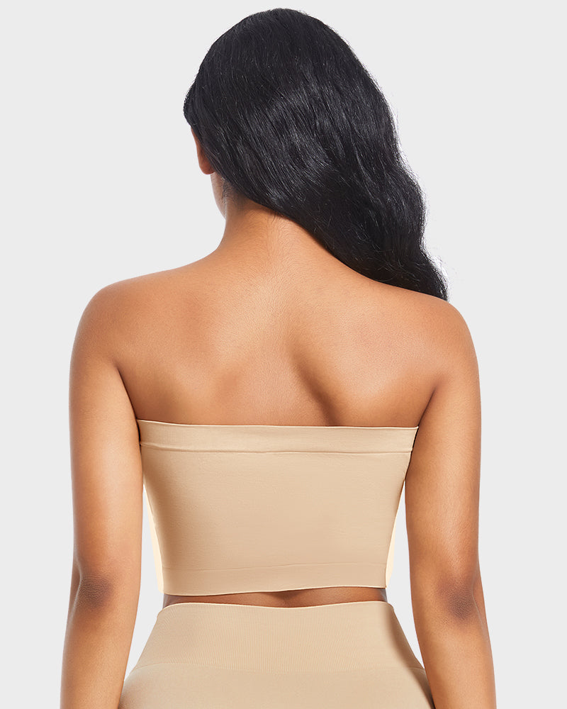 Ultimate Comfort Strapless Bandeau Bra β No Padding, Just Pure Style!