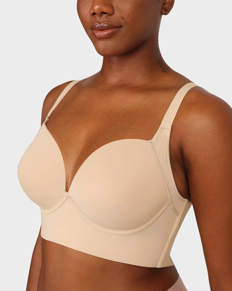 Ultimate Longline Underwire Push-Up Bra for a Flawless Silhouette