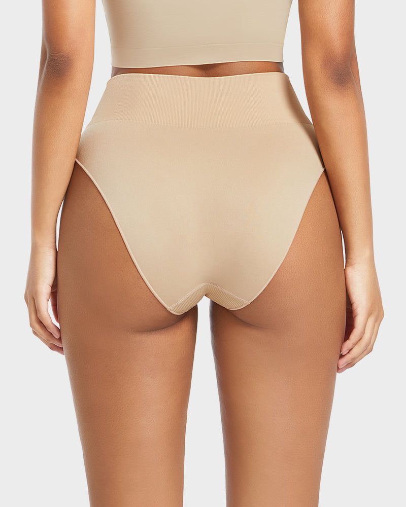 Sleek High-Waisted Tummy Tamer Briefs