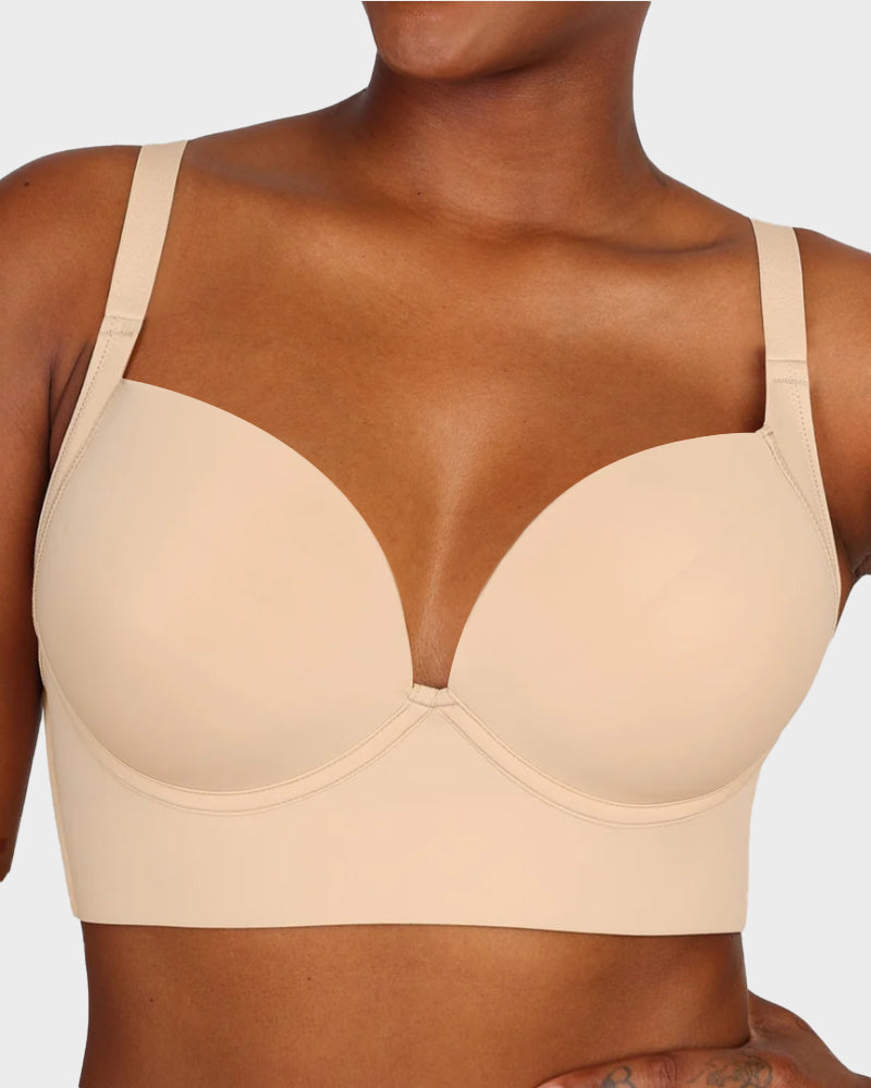 Ultimate Longline Underwire Push-Up Bra for a Flawless Silhouette
