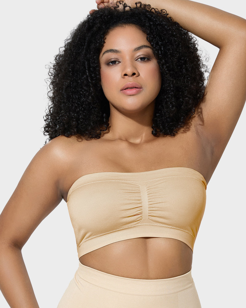 Ultimate Comfort Strapless Bandeau Bra β No Padding, Just Pure Style!