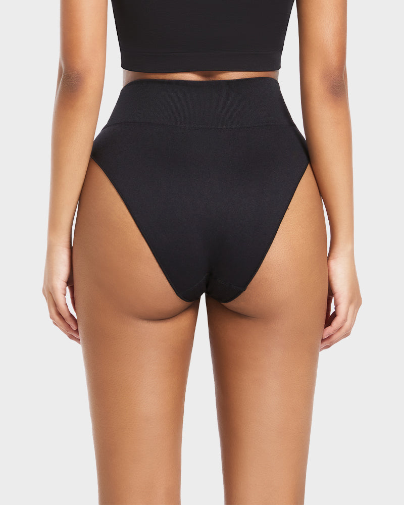 Sleek High-Waisted Tummy Tamer Briefs