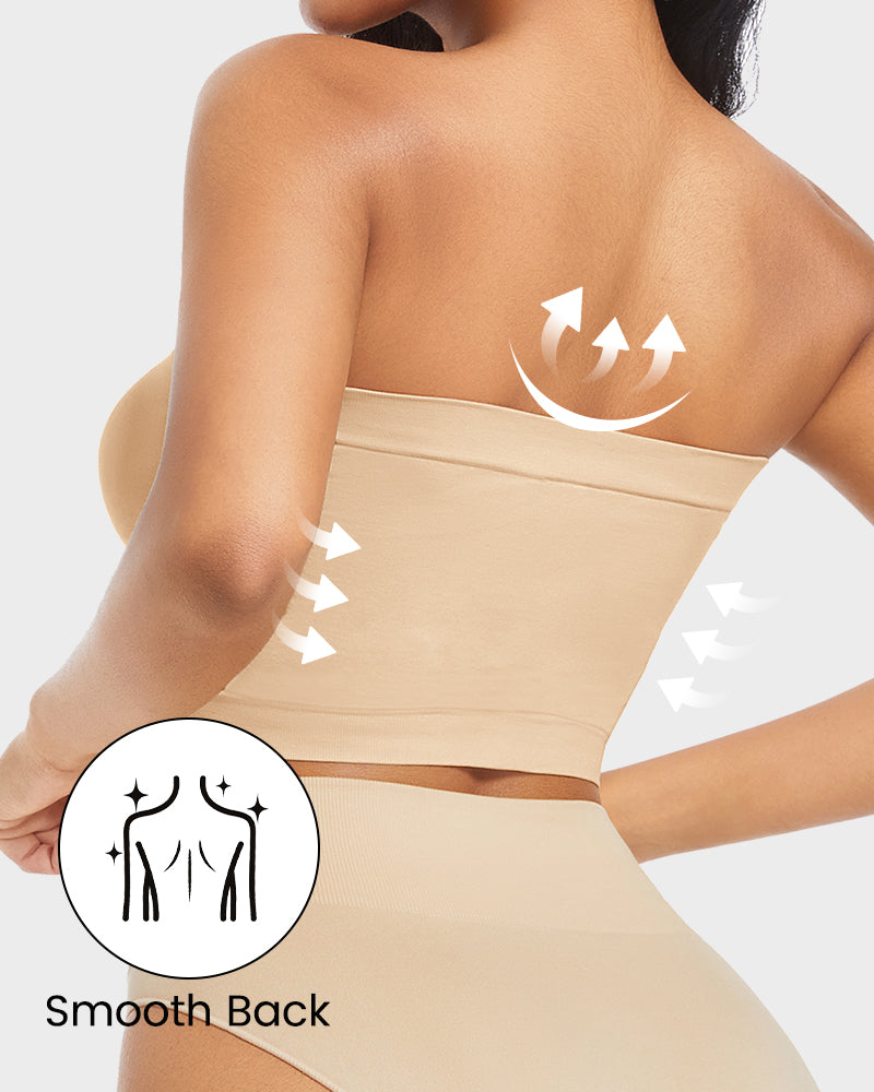 Ultimate Comfort Strapless Bandeau Bra β No Padding, Just Pure Style!