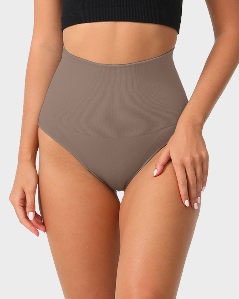 Luxury High Waist Seamless Tummy Control Briefs for Ultimate Comfort