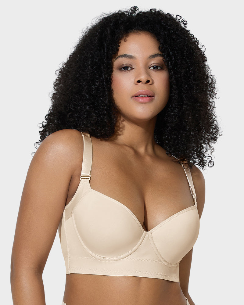 Elevate Your Figure with the SheCurve® Push-Up Longline Smoothing Bra