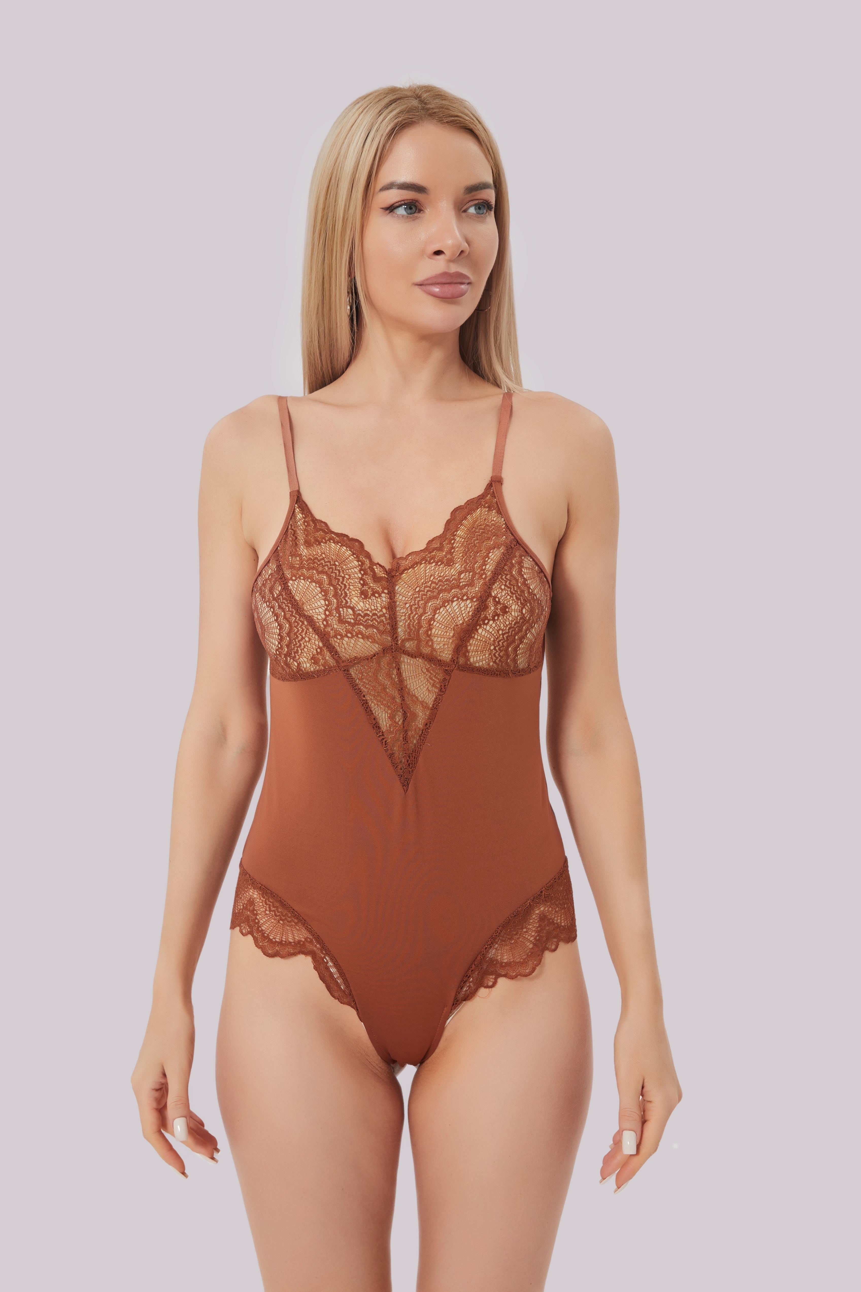 Comfit™ Rosaline - Elegant Lace Shaping Bodysuit for a Flawless Silhouette