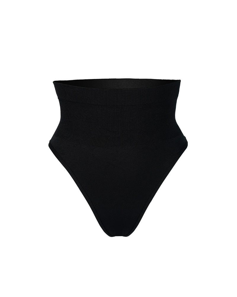 Sleek Mid-Waist Tummy Control Thong Set (2 Pack)
