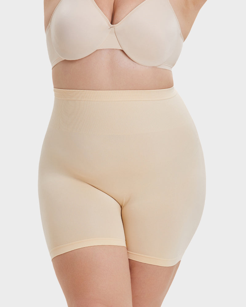 Sculpt and Shape High-Waisted Firm Control Shorts by SheCurve®