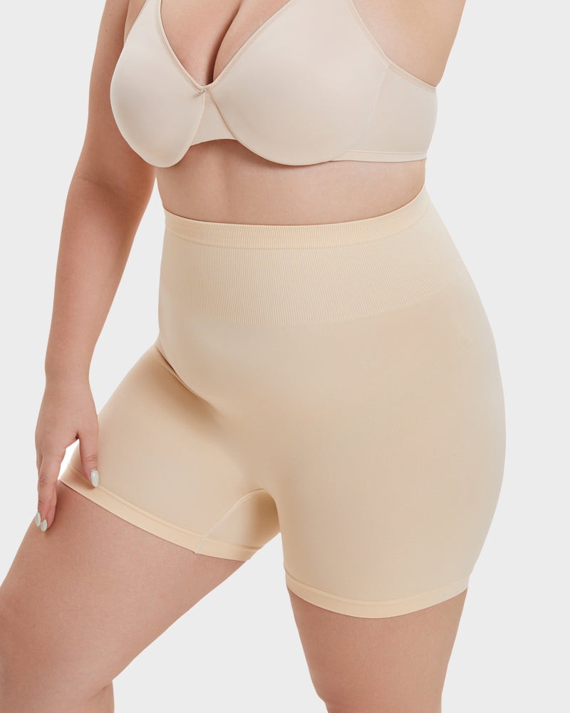 Sculpt and Shape High-Waisted Firm Control Shorts by SheCurve®