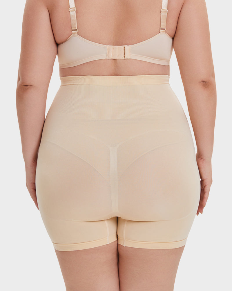 Sculpt and Shape High-Waisted Firm Control Shorts by SheCurve®