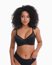 Elegant Lace Minimizer Bra for a Perfect Silhouette