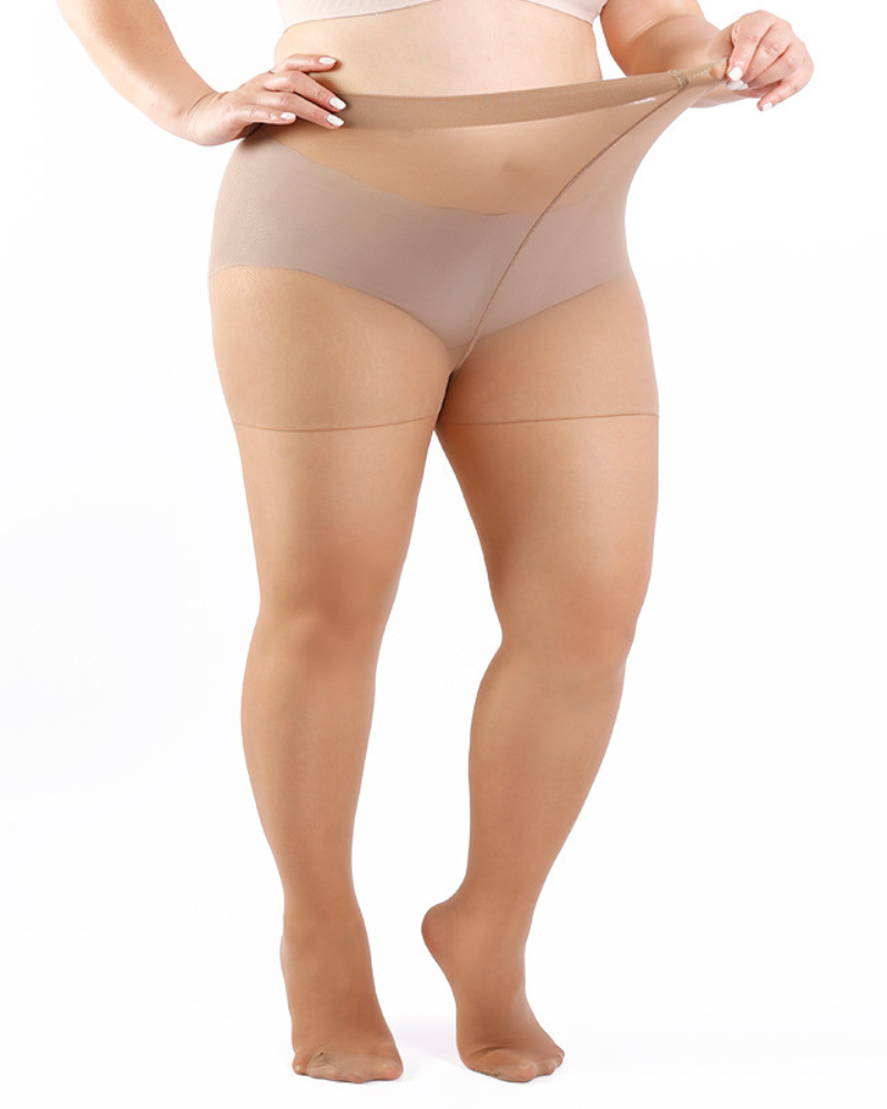 Ultimate Comfort Plus Size Sheer Tights Collection (5-Pack)