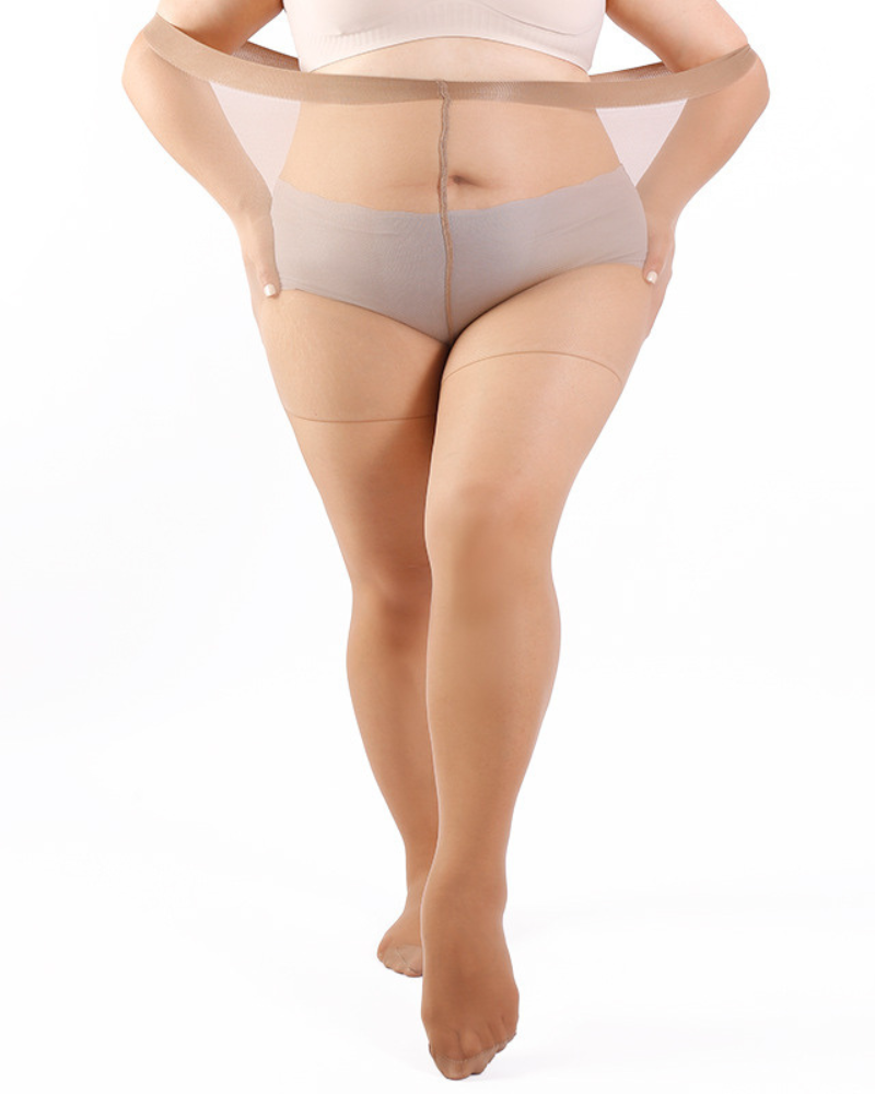 Ultimate Comfort Plus Size Sheer Tights Collection (5-Pack)