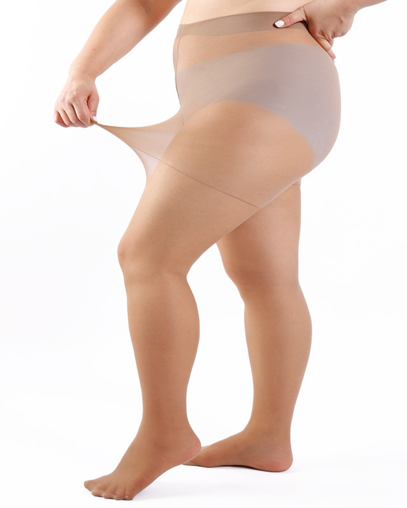 Ultimate Comfort Plus Size Sheer Tights Collection (5-Pack)