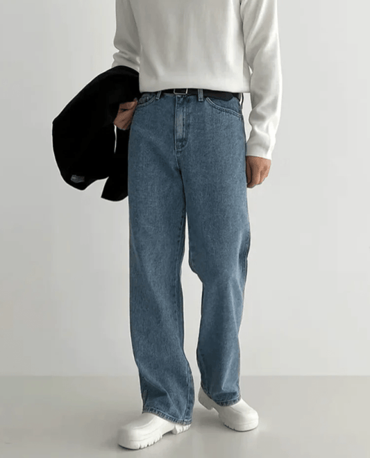 Jeans Milano Coupe Lâche - Confort Élégant et Style décontracté