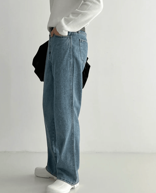 Jeans Milano Coupe Lâche - Confort Élégant et Style décontracté