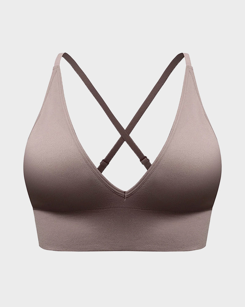 Ultimate Comfort Deep V Wireless Sports Bra Duo (2 Pack)