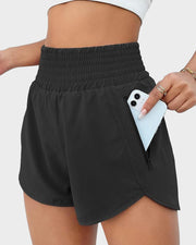 Ultra-Comfortable Quick-Dry Double-Layer Yoga Shorts