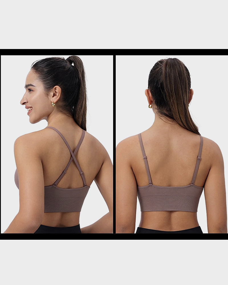 Ultimate Comfort Deep V Wireless Sports Bra Duo (2 Pack)