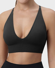 Ultimate Comfort Deep V Wireless Sports Bra Duo (2 Pack)