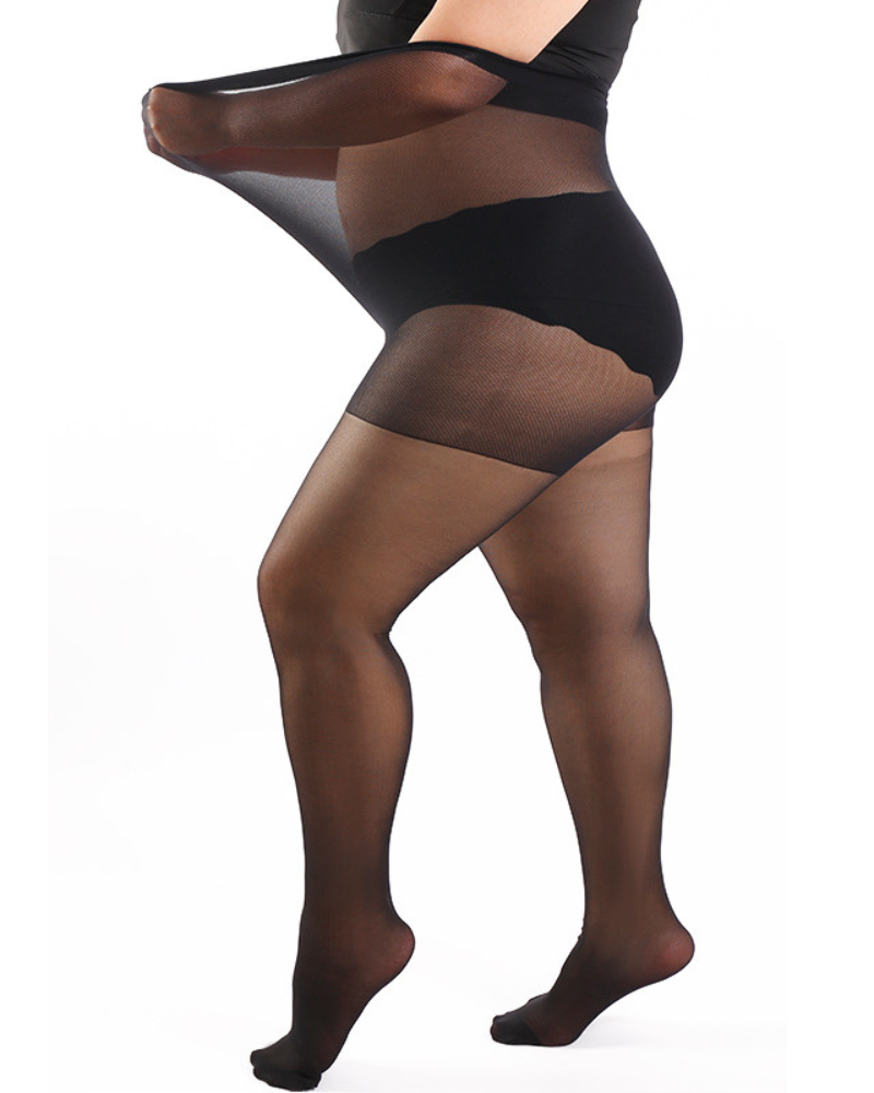 Ultimate Comfort Plus Size Sheer Tights Collection (5-Pack)