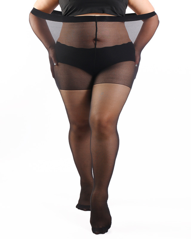 Ultimate Comfort Plus Size Sheer Tights Collection (5-Pack)