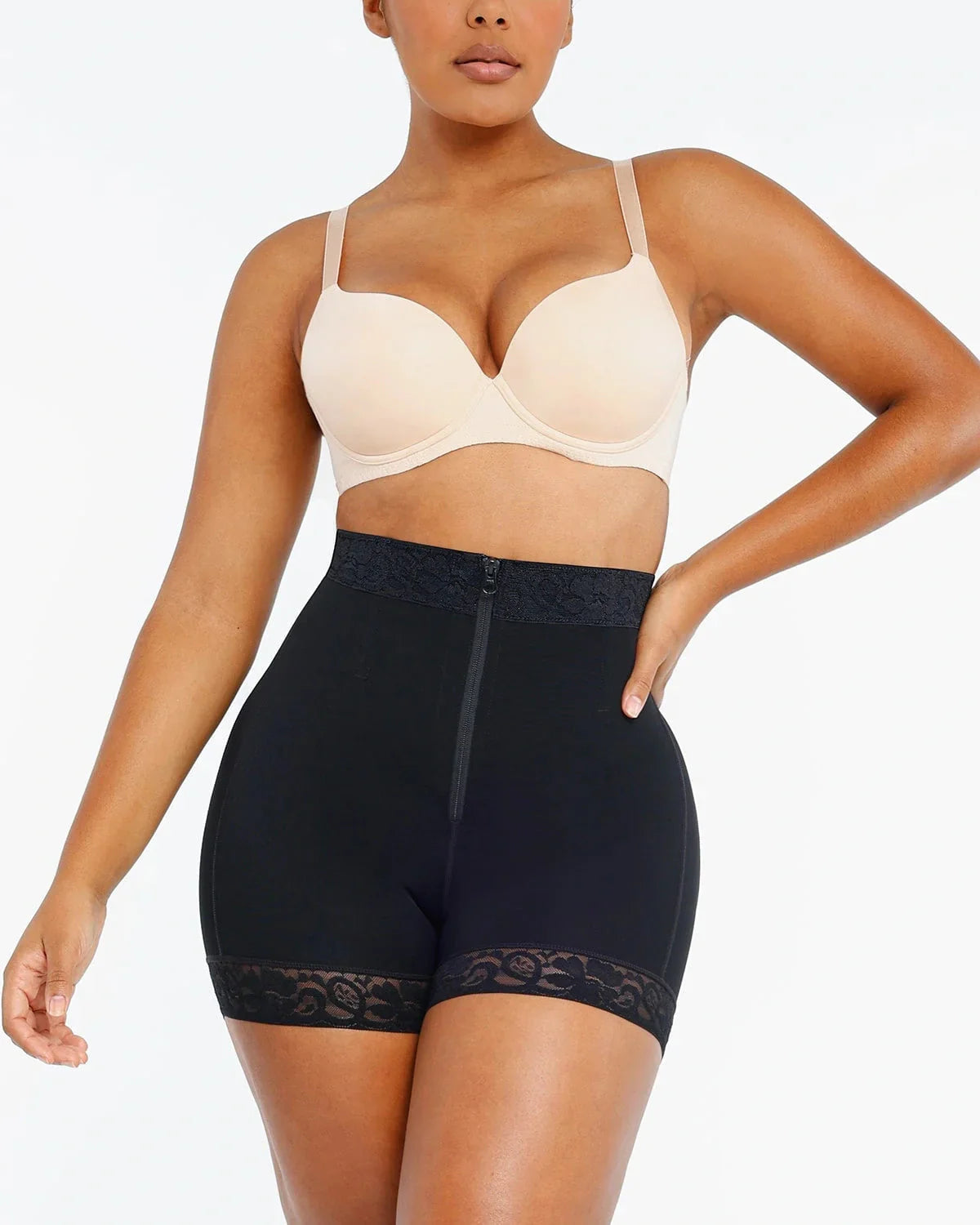 Sofy Shaping Pants with Convenient Zipper Design