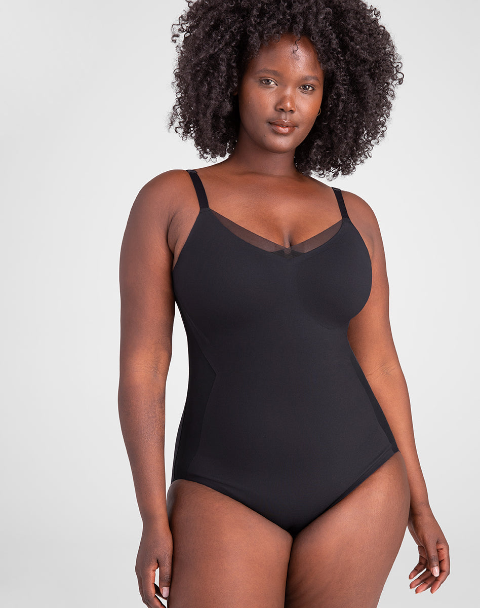 Chic CrossOver Cami Bodysuit for Effortless Style