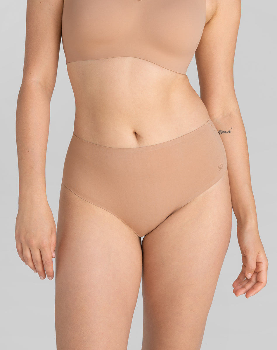 Luxurious SoftForm Cotton High-Rise Brief for Ultimate Comfort