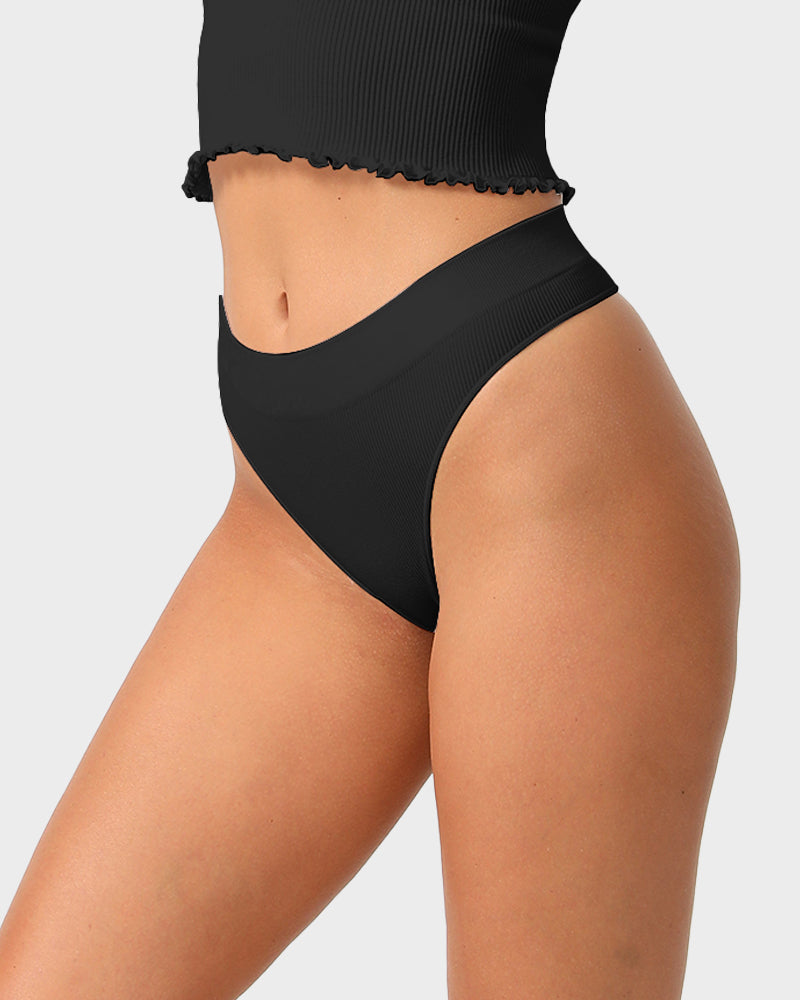 Ultimate Comfort Seamless Low-Rise Thong for Everyday Wear