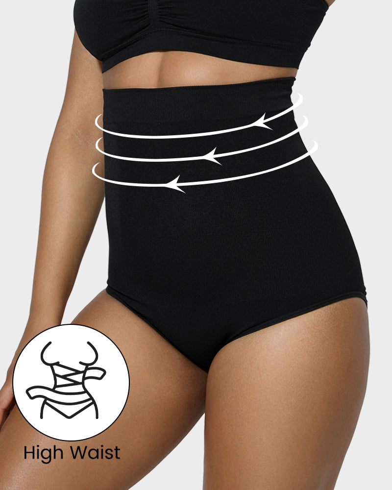 Ultraluxe High Waist Shaping Briefs with Tummy Control - Set of 2
