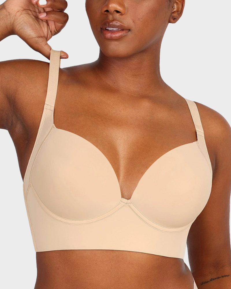 Ultimate Longline Underwire Push-Up Bra for a Flawless Silhouette