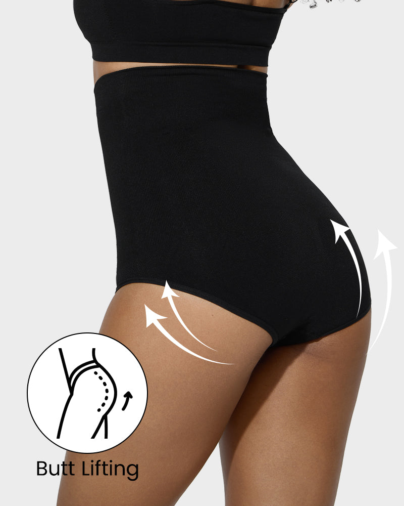 Ultraluxe High Waist Shaping Briefs with Tummy Control - Set of 2
